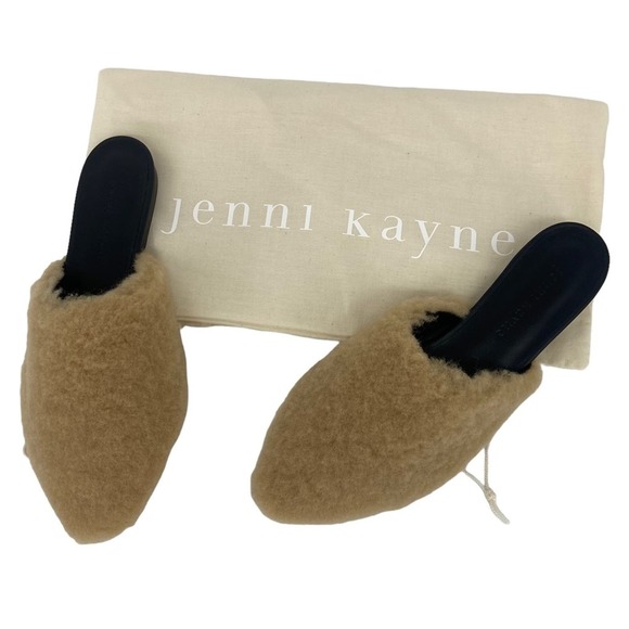 New Jenni Kayne Shearling Mule Slides in Natural Size 37 - Picture 12 of 12